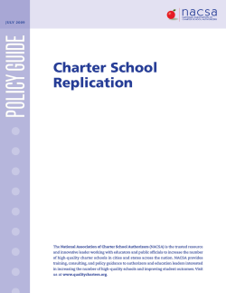 Charter School Replication - National Association of Charter School