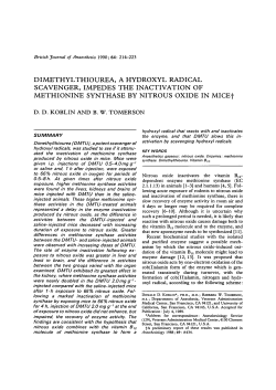 DIMETHYLTHIOUREA, A HYDROXYL RADICAL SCAVENGER