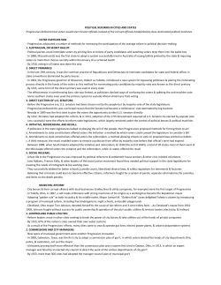 POLITICAL REFORMS IN CITIES AND STATES Progressives