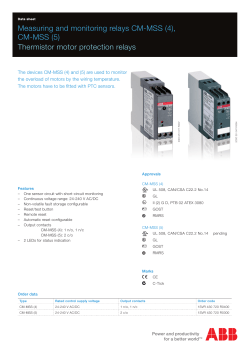 Measuring and monitoring relays CM-MSS (4), CM