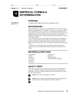 empirical formula determination