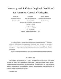 Necessary and Sufficient Graphical Conditions for Formation Control