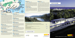 route guide - VIA Rail International