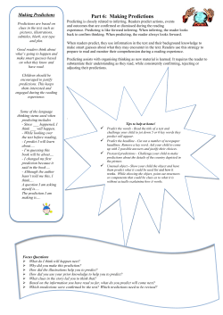 Part 6: Making Predictions