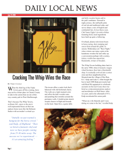 daily local news - The Whip Tavern