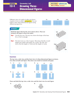 Drawing Three- Dimensional Figures