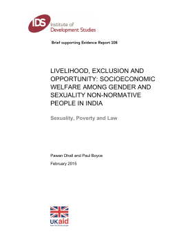 ERB106_AccompanyingBrief - Institute of Development Studies