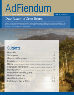 Subjects - Great Hearts Academies