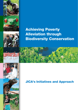Achieving Poverty Alleviation through Biodiversity Conservation