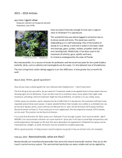 2015-2016 Articles - Key West Botanical Garden