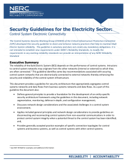 Control System Electronic Connectivity