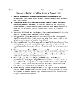 Ch. 10 Sec. 1/2 Answers