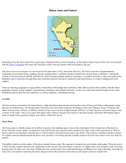 Nazca Lines and Culture