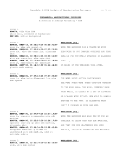 Script  - Society of Manufacturing Engineers