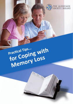 Practical Tips for Coping with Memory Loss