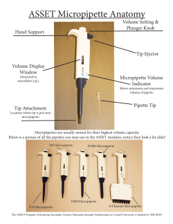 ASSET Micropipette Anatomy