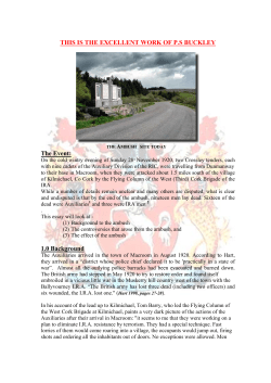 information on the Kilmichael Ambush where James