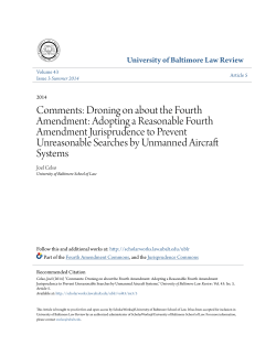 Droning on about the Fourth Amendment