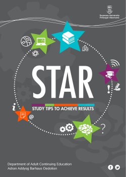 STAR Handbook - Swansea University