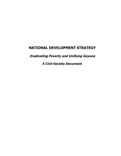 Read about Guyana`s experience in drafting its