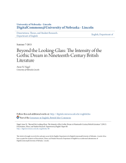 Beyond the Looking-Glass - DigitalCommons@University of