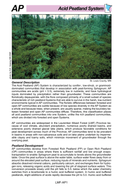Acid Peatland - Minnesota DNR - MN-dnr
