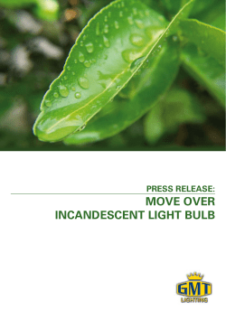 move over incandescent light bulb