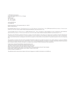 Guatemala - BirdLife Data Zone