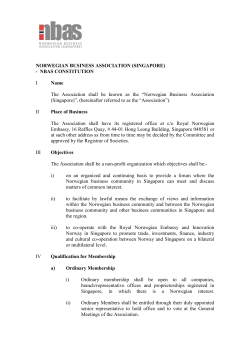 here - Norwegian Business Association (Singapore)