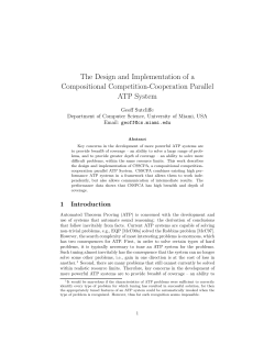 The Design and Implementation of a Compositional Competition