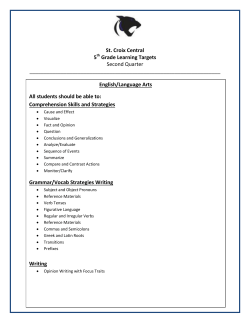 2nd Quarter - St. Croix Central School District