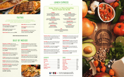Full Menu - La Mesa Mexican Restaurant