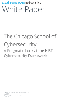 The Chicago School of Cybersecurity: A