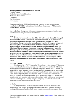 IPPS2012 International People Plant Symposium 6-7-8