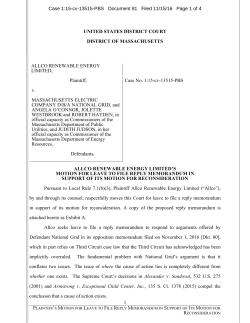 1 UNITED STATES DISTRICT COURT DISTRICT OF