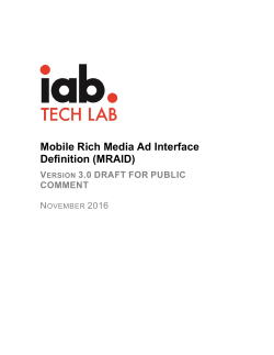 Mobile Rich Media Ad Interface Definition (MRAID)