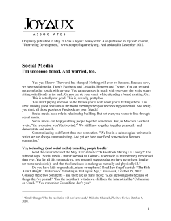 Social Media - Simone Joyaux