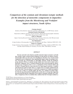 Comparison of the osmium and chromium isotopic methods for the