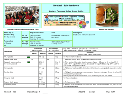 Meatball Sub Sandwich - californiahealthykids.org