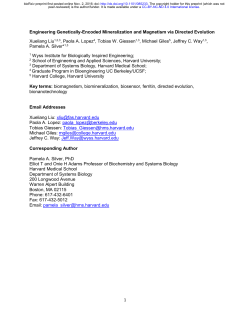 Engineering Genetically-Encoded Mineralization and Magnetism via