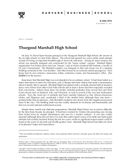 Thurgood Marshall High School