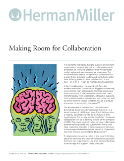 Making Room for Collaboration