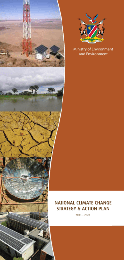 National Climate Change Strategy and Action Plan brochure 2013