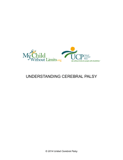 UNDERSTANDING CEREBRAL PALSY