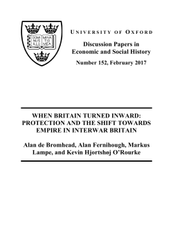 Paper - University of Oxford, Department of Economics