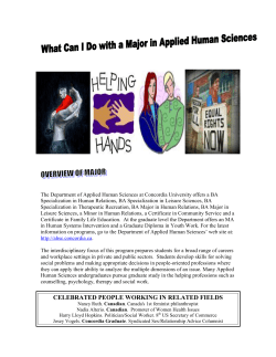 Applied Human Sciences