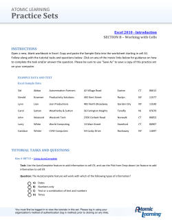 Practice Sets - Atomic Learning