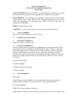 Council Minutes April 6 2015