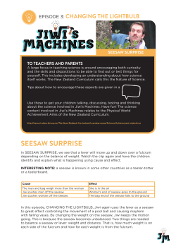 seesaw surprise - Jiwi`s Machines