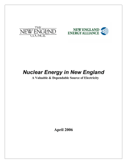 Nuclear Energy in New England